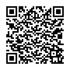 QR-koodi puhelinnumerolle +12012561224