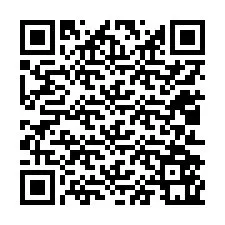 QR-koodi puhelinnumerolle +12012561372