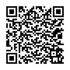 QR kód a telefonszámhoz +12012561895