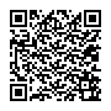 QR-koodi puhelinnumerolle +12012562513