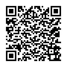 Kode QR untuk nomor Telepon +12012562859