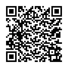 QR kód a telefonszámhoz +12012563485