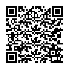 QR kód a telefonszámhoz +12012563534