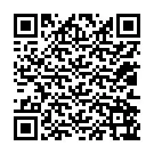 QR-koodi puhelinnumerolle +12012567619