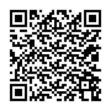 Código QR para número de teléfono +12012568391