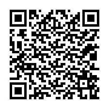 QR код за телефонен номер +12012569561