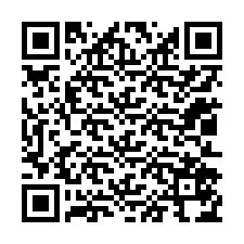 Código QR para número de teléfono +12012574925