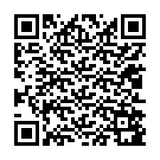 QR Code สำหรับหมายเลขโทรศัพท์ +12012581462