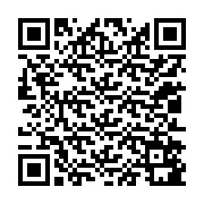 QR kód a telefonszámhoz +12012581464