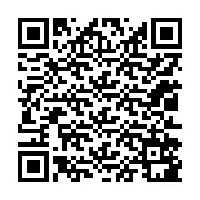 Código QR para número de telefone +12012581465