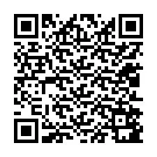 QR-koodi puhelinnumerolle +12012581466