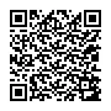 Kode QR untuk nomor Telepon +12012583454