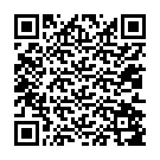 Código QR para número de teléfono +12012587703