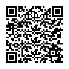 QR-koodi puhelinnumerolle +12012587704