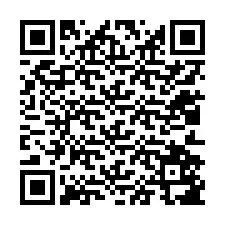 QR-kood telefoninumbri jaoks +12012587706