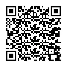 Codice QR per il numero di telefono +12012598417