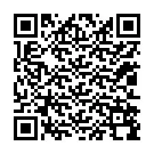 QR kód a telefonszámhoz +12012598421