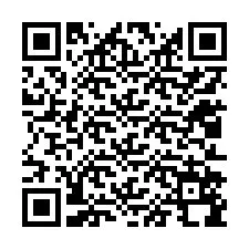 Kode QR untuk nomor Telepon +12012598422