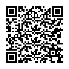 Codice QR per il numero di telefono +12012598424