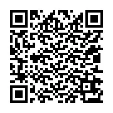 QR код за телефонен номер +12012673084