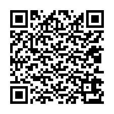 Código QR para número de teléfono +12012673812