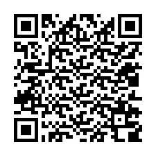 QR-код для номера телефона +12012708546