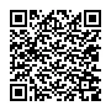 Codice QR per il numero di telefono +12012709356