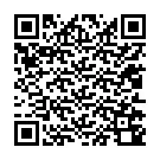 QR-koodi puhelinnumerolle +12012740142