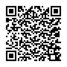 QR Code สำหรับหมายเลขโทรศัพท์ +12012740148