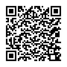 QR код за телефонен номер +12012740151