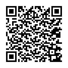 Código QR para número de teléfono +12012743013