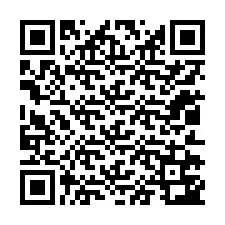 QR-koodi puhelinnumerolle +12012743015