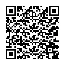 Codice QR per il numero di telefono +12012746744