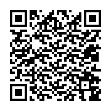 Código QR para número de teléfono +12012746747