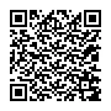 QR kód a telefonszámhoz +12012787581