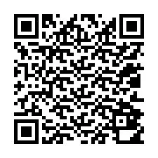 QR код за телефонен номер +12012810318