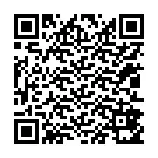 QR-koodi puhelinnumerolle +12012851821