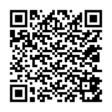 QR kód a telefonszámhoz +12012851829