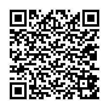 Codice QR per il numero di telefono +12012851836