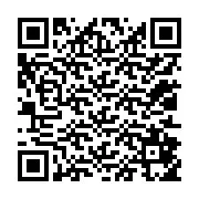 Código QR para número de teléfono +12012855589