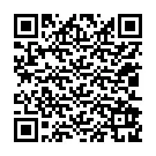 Código QR para número de teléfono +12012929924