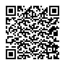 Código QR para número de telefone +12012929925