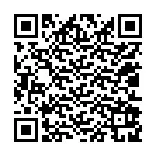 QR код за телефонен номер +12012929928