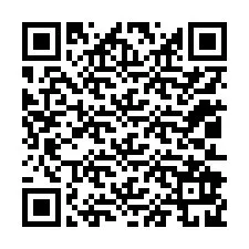 QR kód a telefonszámhoz +12012929931