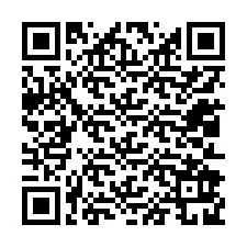 Código QR para número de telefone +12012929937