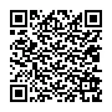 QR код за телефонен номер +12012929942