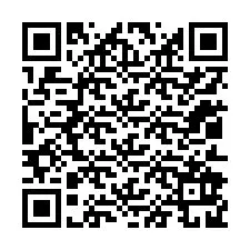 QR kód a telefonszámhoz +12012929945