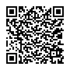 QR-код для номера телефона +12012929948