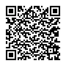 QR код за телефонен номер +12012929952