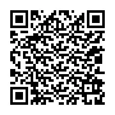 Código QR para número de telefone +12012929954